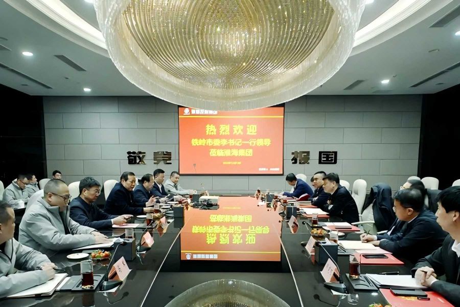 铁岭市委书记李文飙一行莅临集团调研