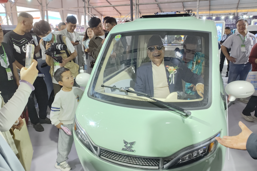 尼泊尔大使奥利点赞宗申车辆